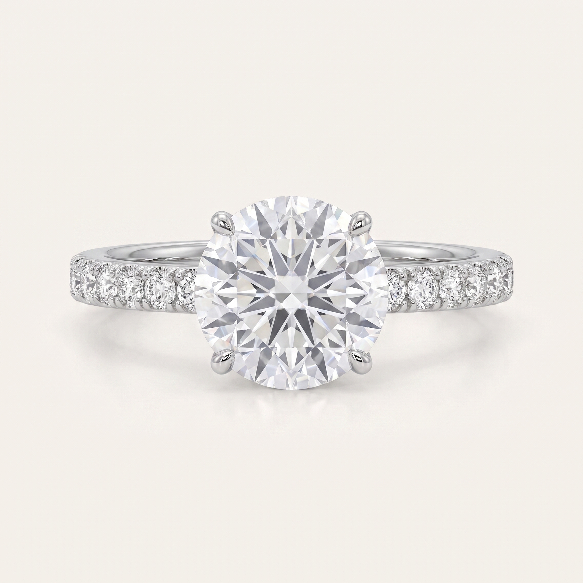 Solitor Ring With Labgrown Diamond